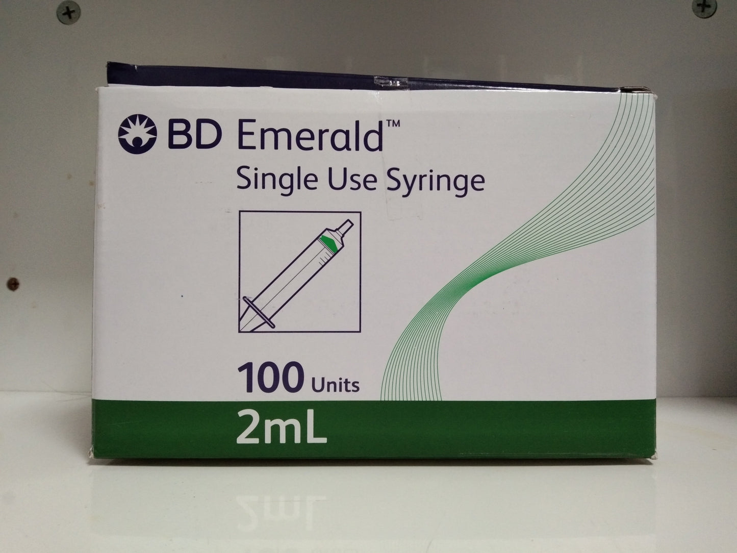 Becton Dickinson BD Emerald Single Use Syringe Without Needle